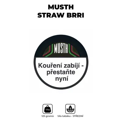 MustH Tabák 125g - Straw Brri