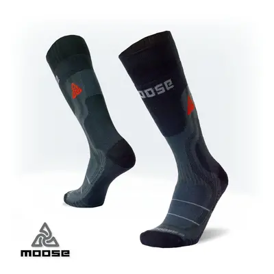 MONTO merino funkční podkolenky Moose Šedá 1 pár