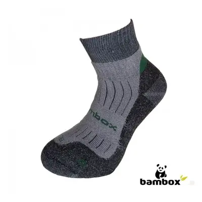 BX-5 DURABLE bambusové ponožky BAMBOX Tm. šedá 1 pár