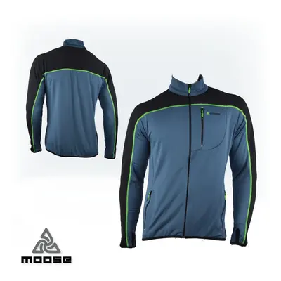 STELVIO MEN lehká mikina na zip Moose Zelená 1 kus