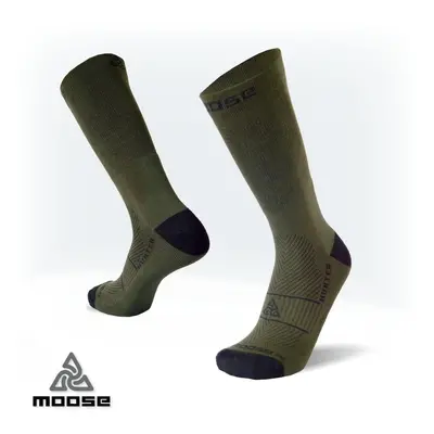 HUNTER outdoorové ponožky Moose Zelená 1 pár