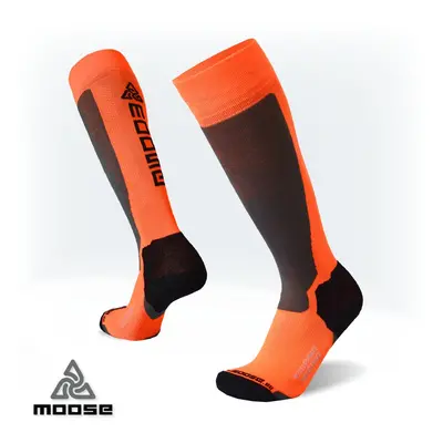 TOURING MERINO elastické funkční podkolenky Moose Oranžová 1 pár