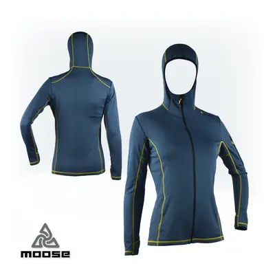 STELVIO HOODIE WOMEN funkční mikina s kapucí Moose Žlutá 1 kus