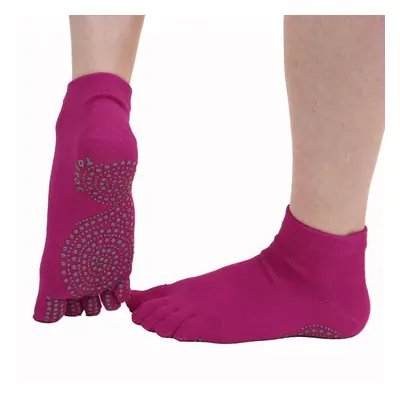 JOGA trainer ABS protiskluzové prstové ponožky ToeToe Fuchsia 1 pár