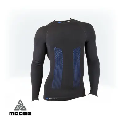 SPEED TEE LSL MEN seamless polokompresní termoprádlo Moose Modrá 1 kus