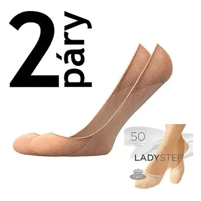 LADY STEP 2páry 50 DEN punčochové ťapky Lady B Béžová 2 páry