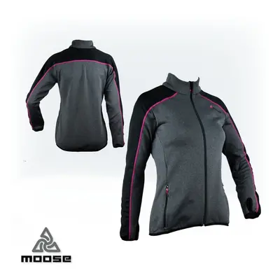 RONDANE WOMEN softshell mikina na zip Moose Šedá 1 kus