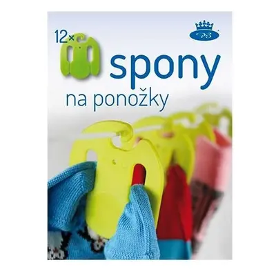 SPONY ponožkové kolíčky na ponožky Boma Mix barev 12 spon