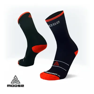 HIKE NEW celoroční trekové ponožky Moose Červená 1 pár