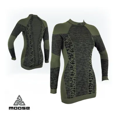 ELEMENT TEE WOMEN teplé prodloužené termoprádlo Moose Zelená 1 kus