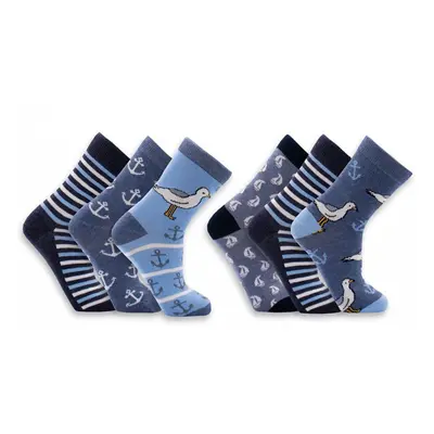 NÁMOŘNÍK dětské barevné ponožky TRENDY SOCKS Náhodný mix 3 páry