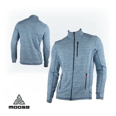 DOVRE MEN MERINO zimní mikina na zip Moose Modrá 1 kus