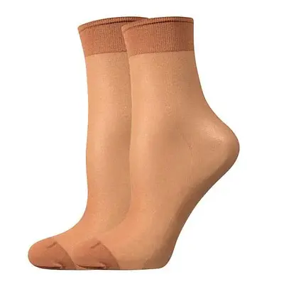 NYLON SOCKS 20 DEN punčochové ponožky Lady B - 12 párů Opál 12 párů