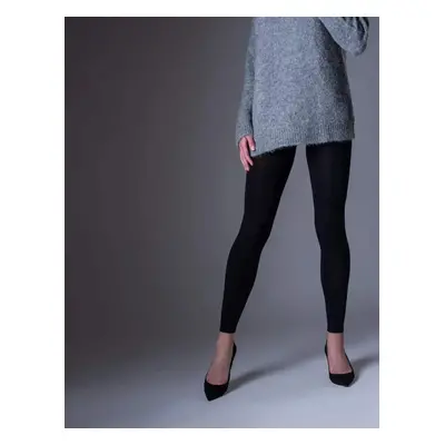 WINTER LEGGINS 200 DEN extra silné punčochové legíny Lady B Černá 1 kus