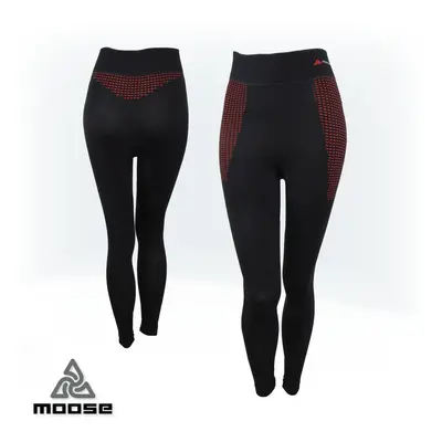 SPEED PANTS LSL WOMEN seamless polokompresní termoprádlo Moose Červená 1 kus