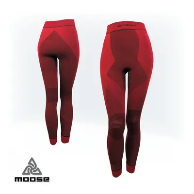 ELEMENT PANTS WOMEN teplé prodloužené termoprádlo Moose Červená 1 kus