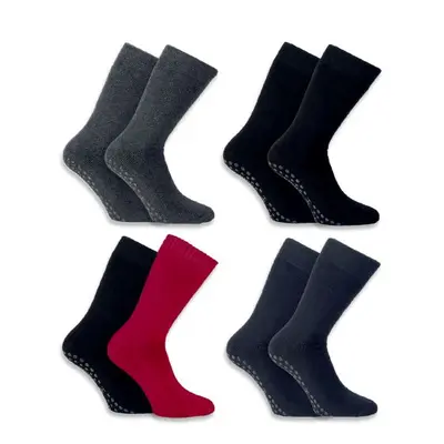 Teplé protiskluzové ponožky TRENDY SOCKS Náhodný mix 2 páry