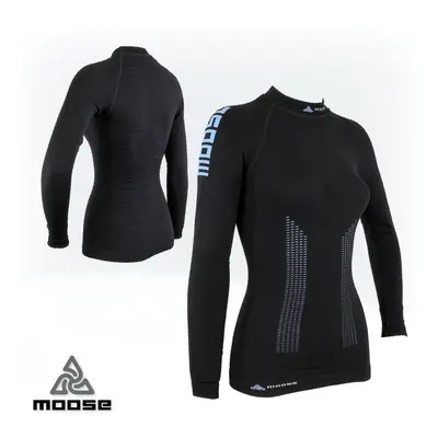 SPEED TEE LSL WOMEN seamless polokompresní termoprádlo Moose Modrá 1 kus