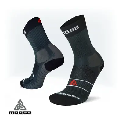 ENDURO XC klasické offroadové ponožky Moose Šedá 1 pár