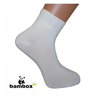 BX-ANKLE kotníkové bambusové ponožky BAMBOX Bílá 3 páry