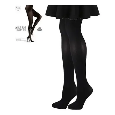 MICRO tights 50 DEN mikrovláknové jemné punčochové kalhoty Lady B černá XS 1 kus