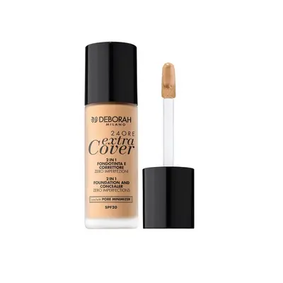 Deborah Milano vysoce krycí make-up 24ore Extra Cover, 03 Sand, 30ml