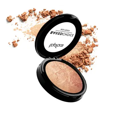 TOPFACE zapečený pudrový rozjasňovač Rich Touch 104 Nude Shimmer 6 g