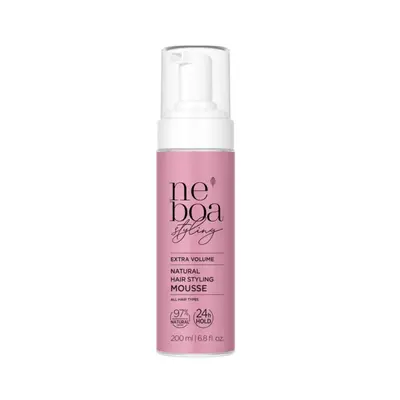 Neboa stylingová pěna na vlasy Extra Volume s hrachovými proteiny, 200ml