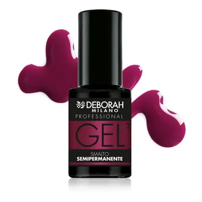 Deborah Milano gelový lak na nehty semi-permanentní, č. 21 Bordeaux, 4,5ml