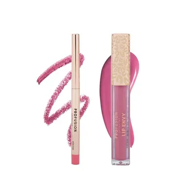 Profusion duo lesk na rty Wow Pink 3,5ml + tužka Wow Pink 0,3g dárková sada