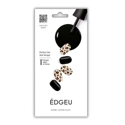 ÉDGEU gelové nalepovací nehty, Leopard Black