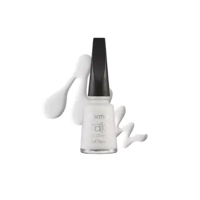 Flormar lak na nehty Matte, 11ml, č.M01, White Board