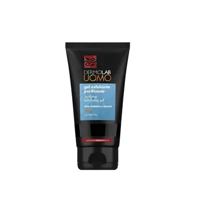 DermoLab UOMO čistící exfoliační gel s aloe vera 150ml