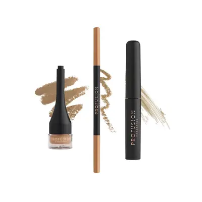 Profusion set na úpravu obočí Ultimate Brow Sculpt, Blonde, 0,07g + 1,8g + 4ml