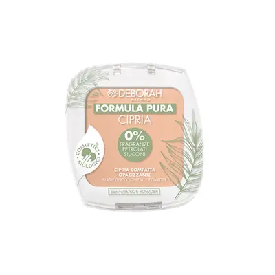 Deborah Milano Formula Pura matující pudr, 03 Apricot, 9g