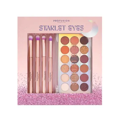 Profusion set paletky a štětců na oči Starlet Eyes Sparkle, 15g