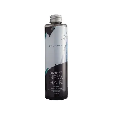 Brave New Hair bezsulfátový čistící šampon na mastné a citlivé vlasy, Balance, 250ml