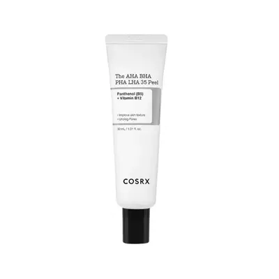 COSRX pleťový exfoliační peeling s panthenolem a kyselinami AHA BHA PHA LHA 35, 30 ml