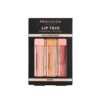 Profusion set hydratačních lesků na rty Nudes, 3 x 5ml