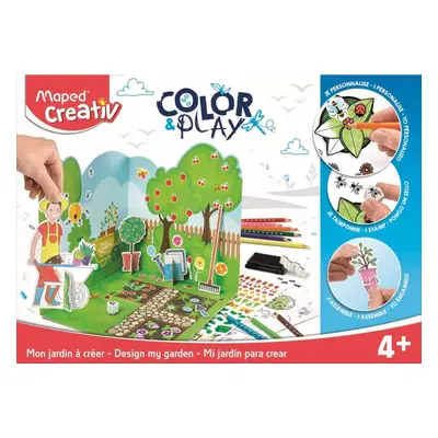 Maped Maped, 907008, Creativ Color & Play, kreativní sada, Zahrada