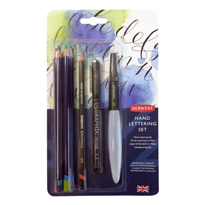 Derwent Derwent, 2305500, Hand lettering set, kaligrafická sada, 8 ks