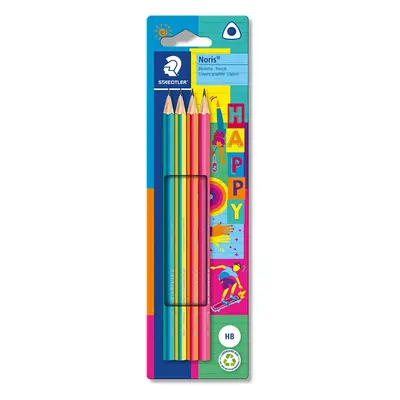 Staedtler Staedtler, 118 BK4 HA, Happy set, sada ergonometrických grafitových tužek, HB, 4 ks