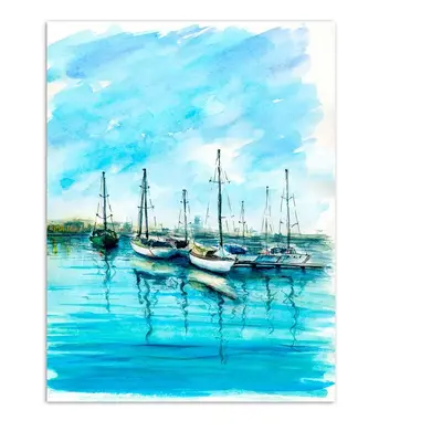 TSvetnoy TSvetnoy, LG045e, Diamond painting - diamantové malování, 40 x 50 cm, Mořská marina