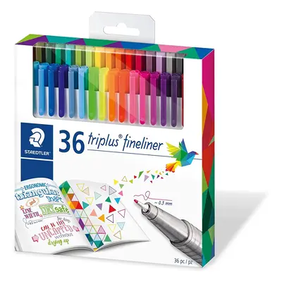 Staedtler Staedtler, 334 C36, Triplus Fineliner, sada linerů, 36 ks