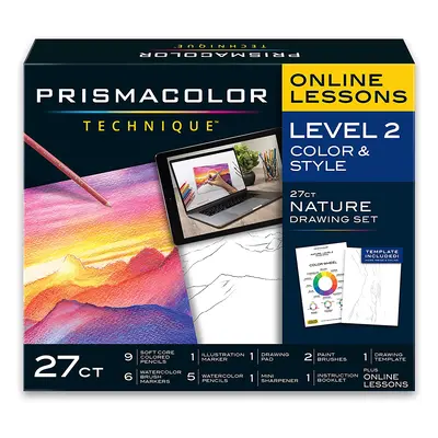 Prismacolor, ?2154395, Prismacolor Technique, level 2, Nature Drawing Set, 27 ks