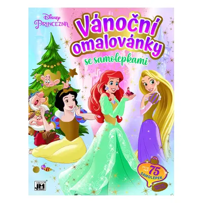 Jiri Models Jiri Models, 3376-7, Vánoční omalovánky se samolepkami/Adventní kalendář, Princezny 