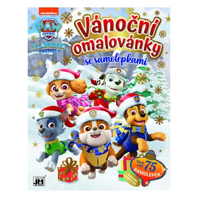 Jiri Models Jiri Models, 3181-7, Vánoční omalovánky se samolepkami/Adventní kalendář, Tlapková p