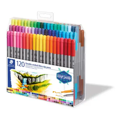 Staedtler Staedtler, 3200 TB120, Design Journey, Double - ended, oboustranné popisovače, 120 ks