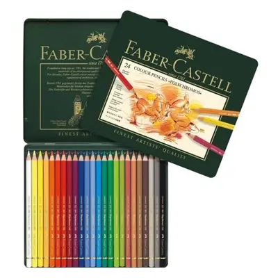 Faber-Castell Faber-Castell, 110024, Polychromos, umělecké pastelky nejvyšší kvality, 24 ks