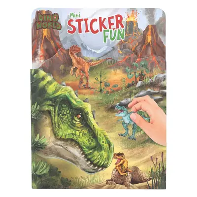 Dino world Dino world, 3501224, Sticker fun, kreativní sešit se samolepkami, dinosauři